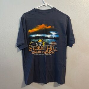 Harley Davidson Stormy Hill Clermont Florida Black T-Shirt Men’s Size L